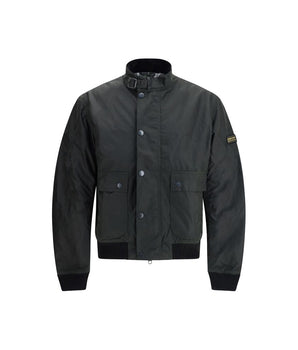 Barbour International Black Cotton Shell Jacket