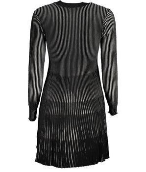 Desigual Black Viscose Dress