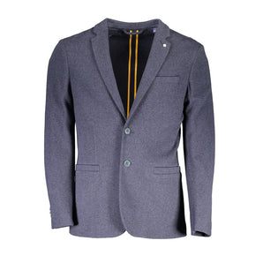 Gant Blue Cotton Jackets & Coat