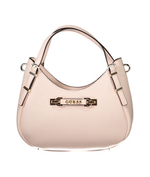 Guess Jeans Pink Polyethylene Handbag