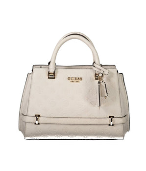 Guess Jeans White Polyethylene Handbag