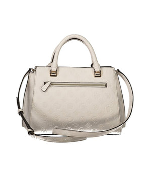 Guess Jeans White Polyethylene Handbag