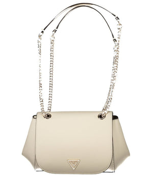 Guess Jeans White Polyethylene Handbag