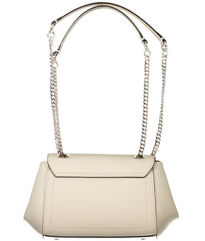 Guess Jeans White Polyethylene Handbag