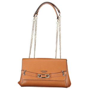 Guess Jeans Brown Polyethylene Handbag