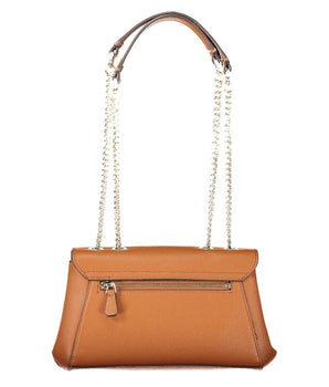 Guess Jeans Brown Polyethylene Handbag