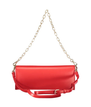 Mario Valentino Red Polyethylene Handbag