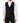 Dolce &amp; Gabbana Black Wool Dress Formal Men Waistcoat Vest