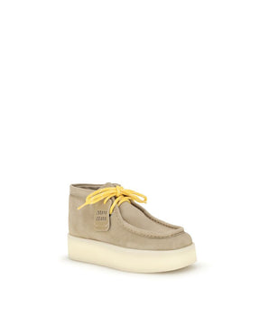 Miu Miu Beige Rubber Platform Sneakers
