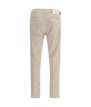 Jacob Cohen Gray Cotton Casual Pants