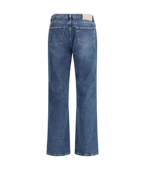 Our Legacy Blue Cotton Bootcut Jeans