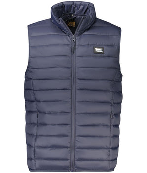 Cavalli Class Blue Polyester Men Jacket