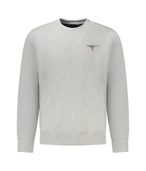 Accademia Militare Gray Cotton Men's Sweater