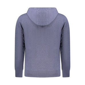 Accademia Militare Blue Cotton Men's Hooded Sweater