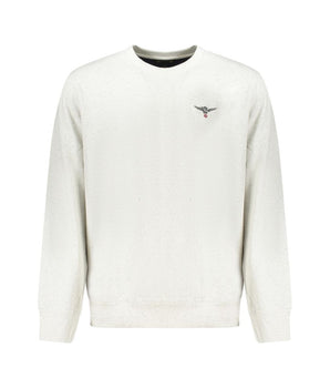 Accademia Militare Gray Recycled Cotton Men Sweater