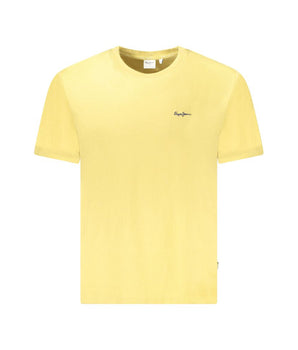 Pepe Jeans Yellow Cotton Men T-Shirt