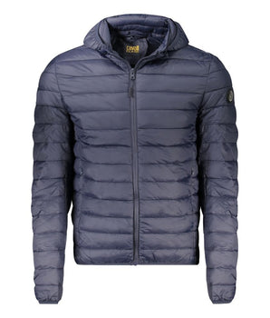 Cavalli Class Blue Polyester Men Jacket