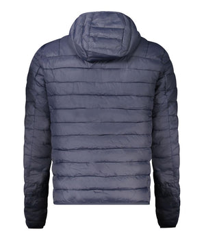 Cavalli Class Blue Polyester Men Jacket