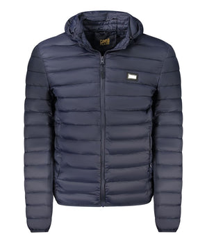 Cavalli Class Blue Polyester Men Jacket