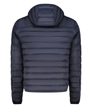 Cavalli Class Blue Polyester Men Jacket