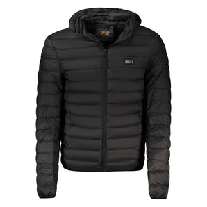 Cavalli Class Black Polyester Men Jacket