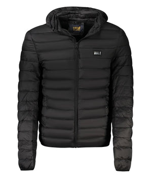 Cavalli Class Black Polyester Men Jacket