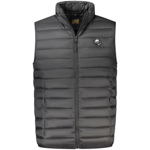 Cavalli Class Black Polyester Men Jacket