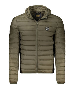Cavalli Class Green Polyester Men Jacket