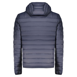Cavalli Class Blue Polyester Men Jacket