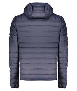 Cavalli Class Blue Polyester Men Jacket