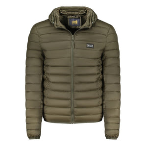 Cavalli Class Green Polyester Men Jacket
