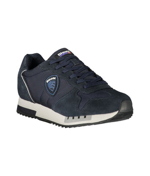 Blauer Blue Leather Men Sneaker