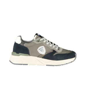 Blauer Gray Leather Men Sneaker