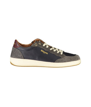Blauer Blue Leather Men Sneaker