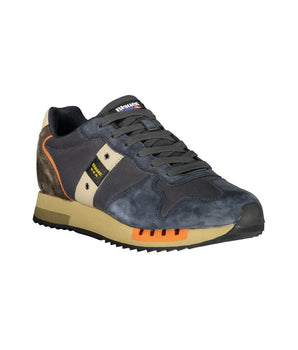 Blauer Blue Leather Men Sneaker