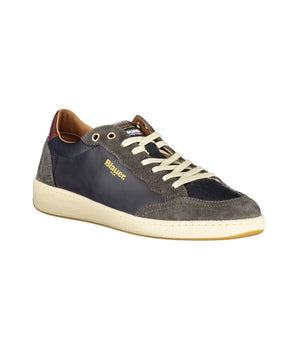 Blauer Blue Leather Men Sneaker