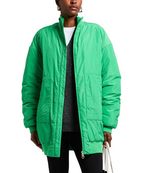 Patrizia Pepe Green Polyester Jackets & Coat