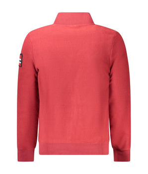 Norway 1963 Red Polyester Men Sweater