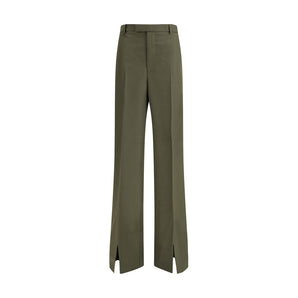 Gucci Green Wool Pants