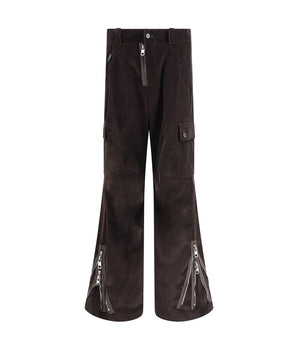 Dolce & Gabbana Brown Cotton Cargo Pants