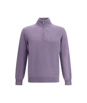 Brunello Cucinelli Purple Cashmere Cashmere Sweater