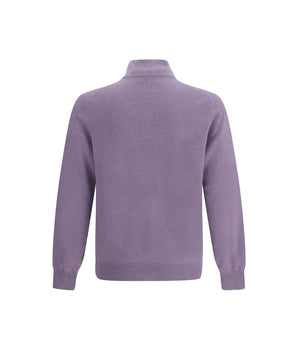 Brunello Cucinelli Purple Cashmere Cashmere Sweater