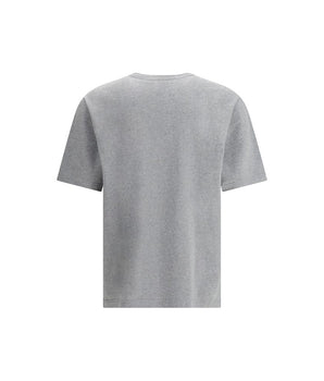 Maison Kitsuné Gray Cotton T-Shirt