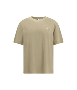 Maison Kitsuné Beige Cotton T-Shirt