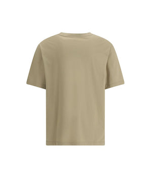 Maison Kitsuné Beige Cotton T-Shirt