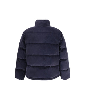 Burberry Blue Cotton Coat