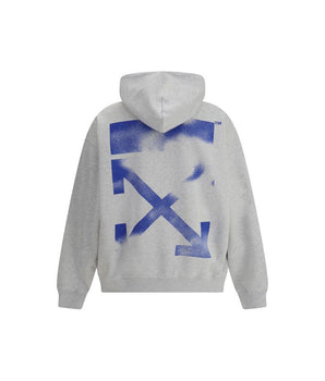 Off-White Gray Cotton Sweatshirt