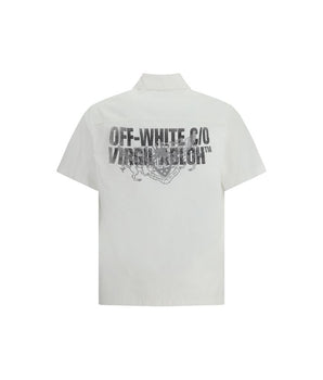 Off-White White Cotton Shortsleeve Shirt