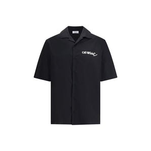 Off-White Bowling Shirt in Poplin