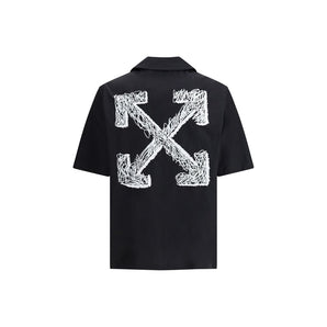 Off-White Bowling Shirt in Poplin